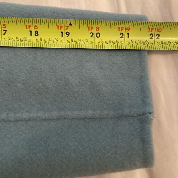 SOLD Talbots Blue Wool Cashmere Felted Blazer Jacket Womens Size 10 Soft - Picture 8 of 13